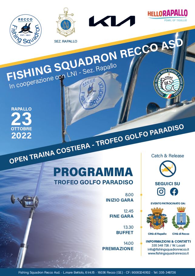 Locandina LNI Fishing Squadron Recco