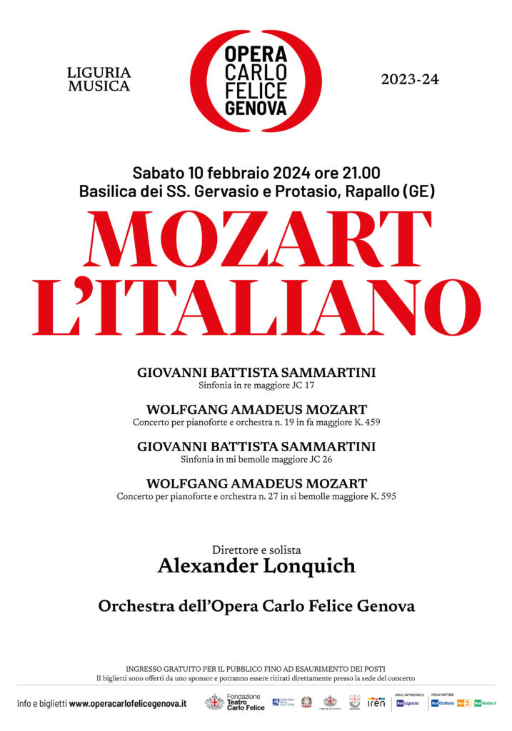 Concerto Mozart 1002 LM 70x100 exe Rapallo